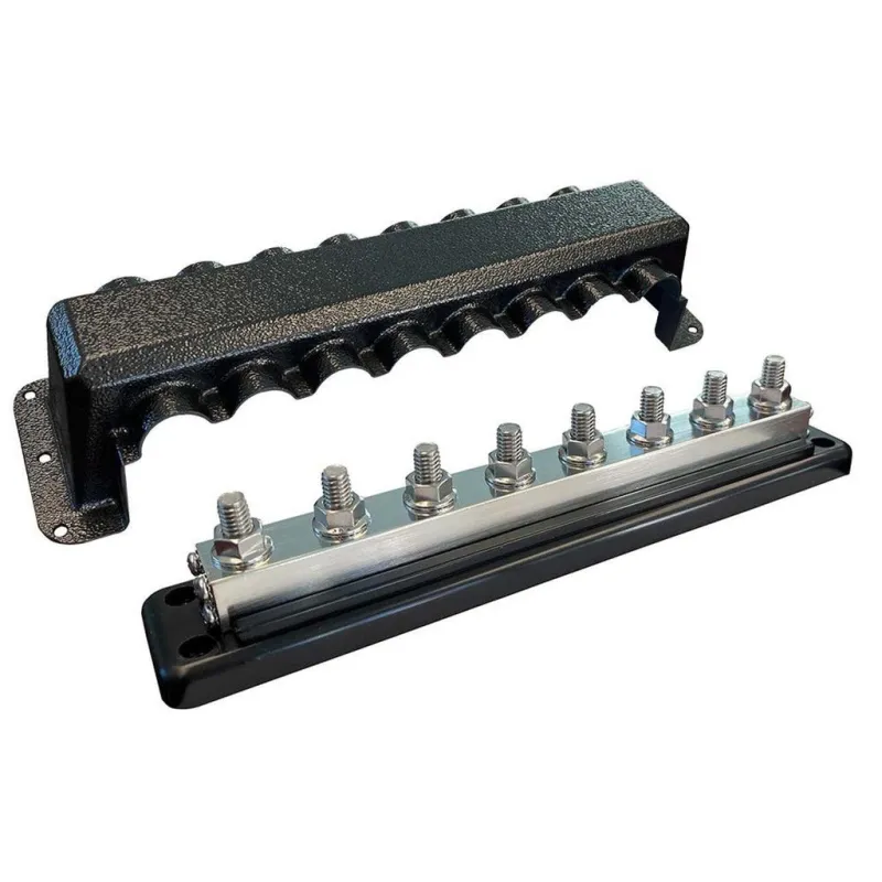Busbar 600A 8P u. Abdeckung