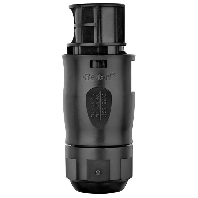 Betteri BC01 Stecker, dreipoliger Netzstecker mit IP68-Schutzart für Wechselrichter.