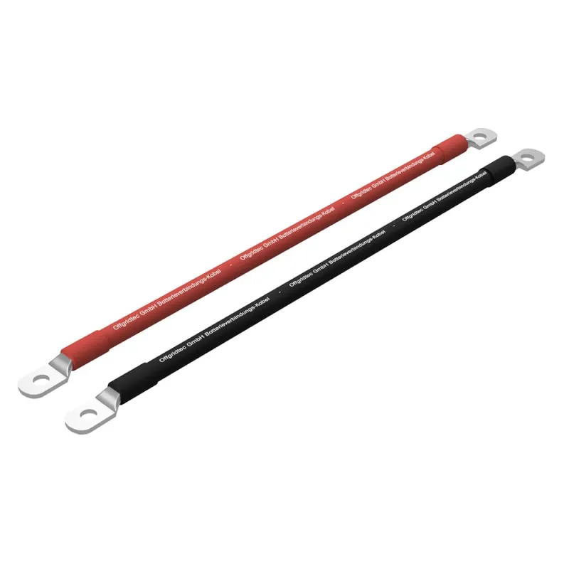 1m Batteriekabel 10mm² beidseitig M8 Ösen