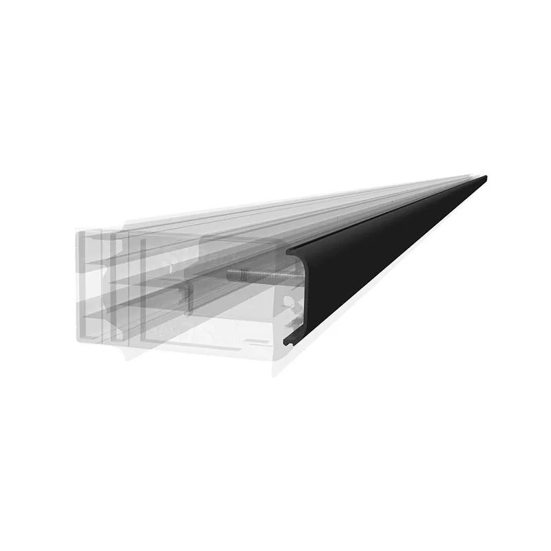 SL Rack Fassadensystem Abdeckprofil - 4575 mm, schwarz, 36105-4575