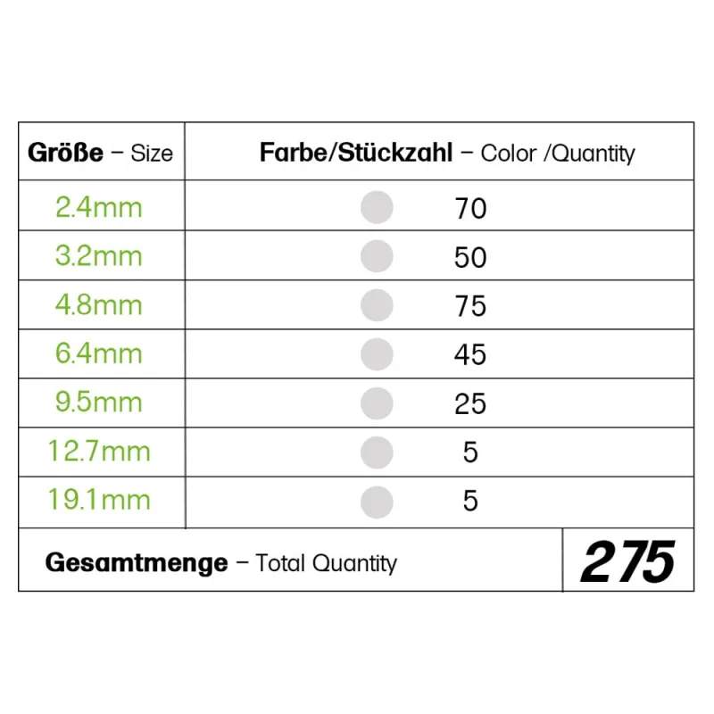 Doppelwandiger Schrumpfschlauch aus dem Sortiment, 45 mm lang, für sichere Isolierung.