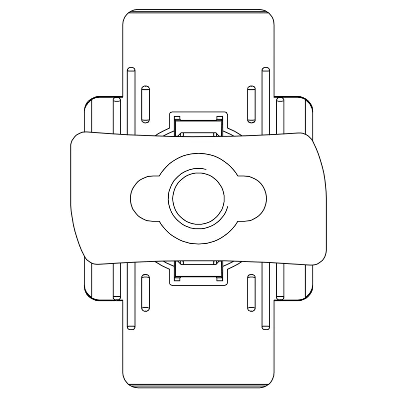 Montagebeispiel der K2 Systems Einlegemutter MK2 in einer Schiene
