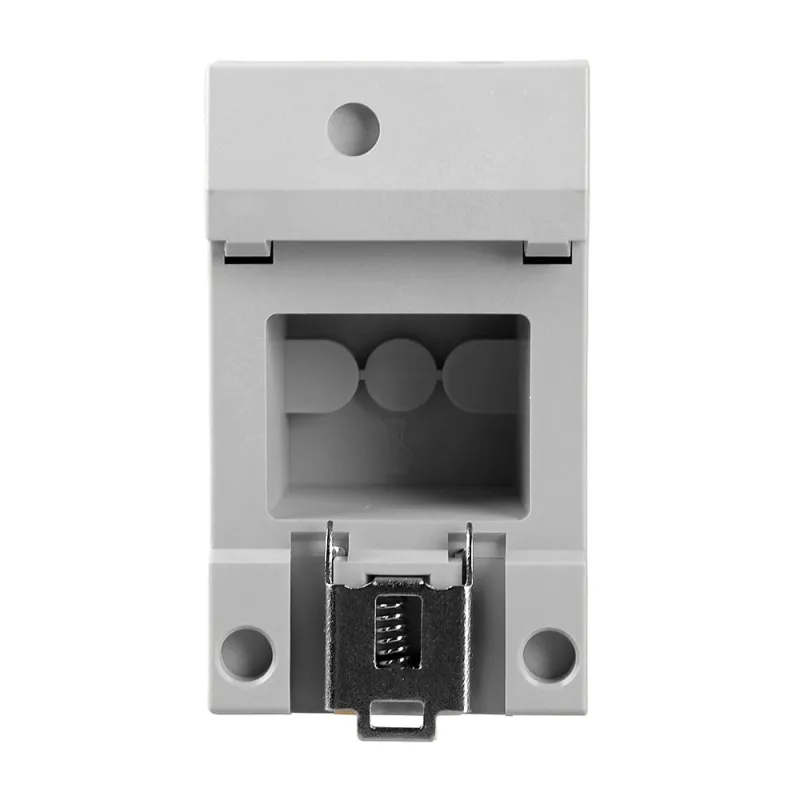 Schuko Steckdose für Hutschiene in Grau 16A 230V 2P+E für 35mm DIN Trägerschienenmontage – Bild 4