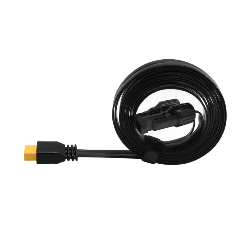 XT90 zu PV-Stecker 0,5m Flat Cable 4mm² Verbindungskabel (Super Flach)