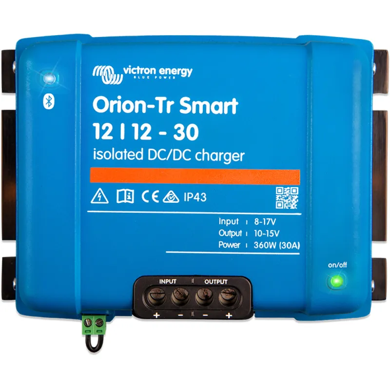 Montagehalterung des Victron Energy DC/DC Ladeboosters für einfache Installation