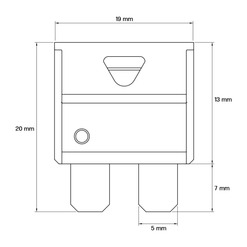 1,5m 4mm² Batteriekabel M8 mit Flachsicherungshalter, 20A Sicherung und Polklemmen – Bild 4