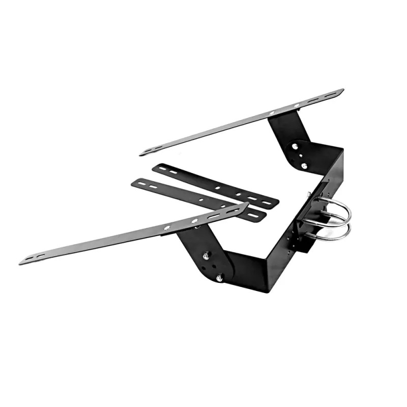 Wand-Mast Montageset Aluminium für 20W bis 50W Module – Bild 2