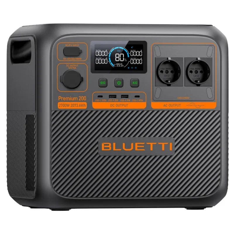 Bluetti Premium 200 V2 Mobile Powerstation 2073Wh 2700W USV-Funktion – Bild 4