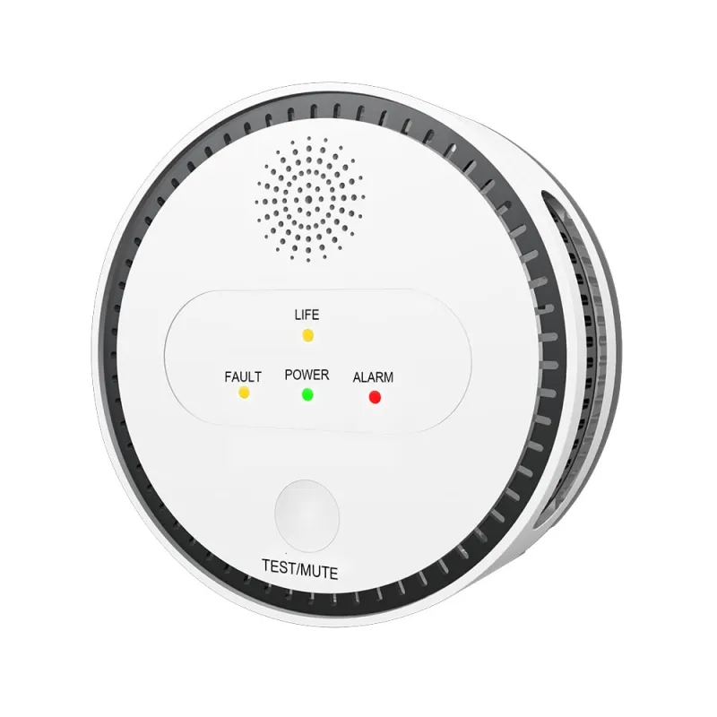 Smart WiFi-Gassensor mit LCD & App | Akustischer und optischer Alarm für brennbare Gase