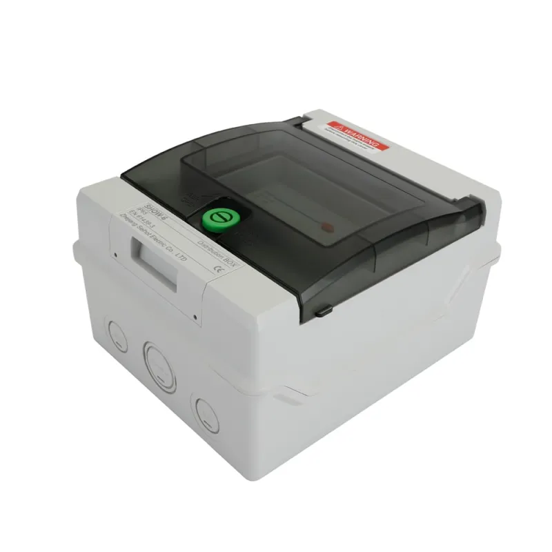 Verteilerkasten mit 6 TE und DIN-Schiene IP66 UV-beständig wasser- und staubgeschützt – Bild 4