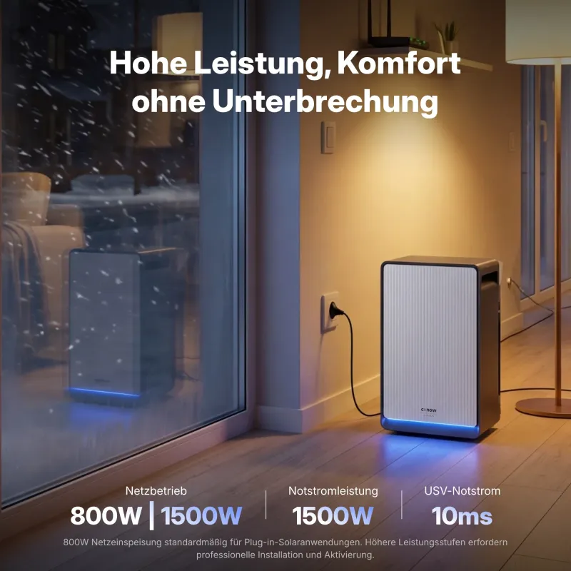 Conow Lyra AC-Speicher mit 2,3 kWh Kapazität, technische Details