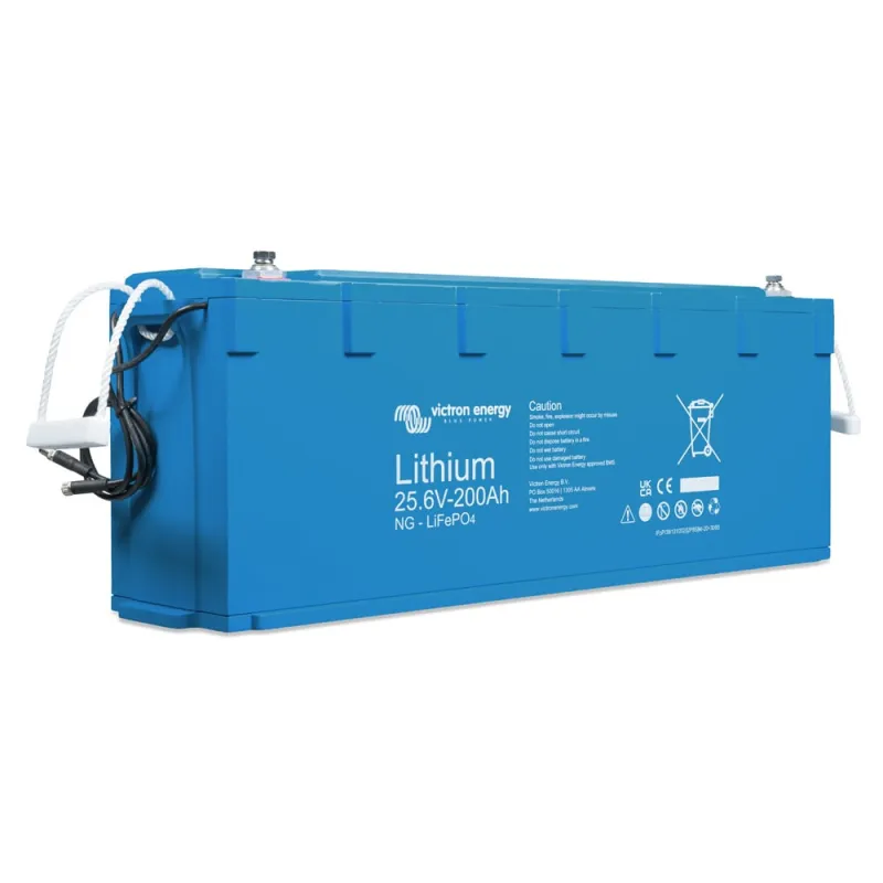 Victron Energy LiFePO4-Batterie mit integriertem BMS für sichere Ladung und Entladung