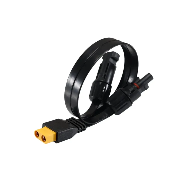 XT90 zu PV-Stecker 0,5m Flat Cable 4mm² Verbindungskabel (Super Flach) – Bild 2