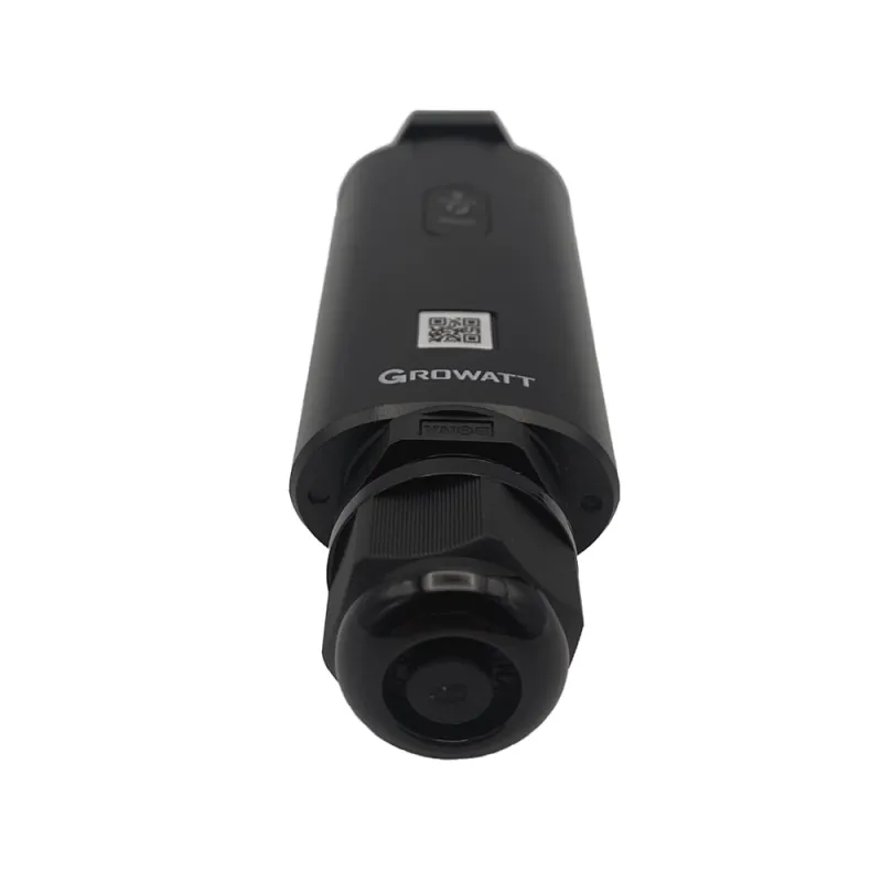 Growatt ShineWiLan-X2 Monitoring Datenlogger in der Nahaufnahme mit Status-LED.