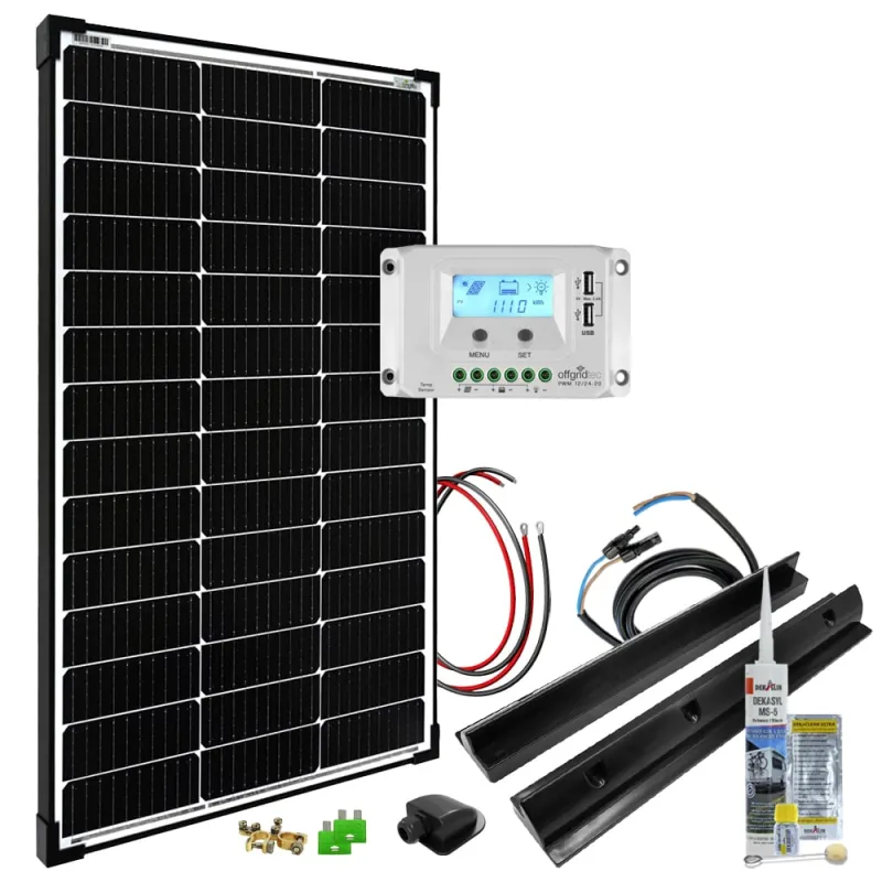 Offgridtec mPremium L-100W 12V Wohnmobil Solaranlage