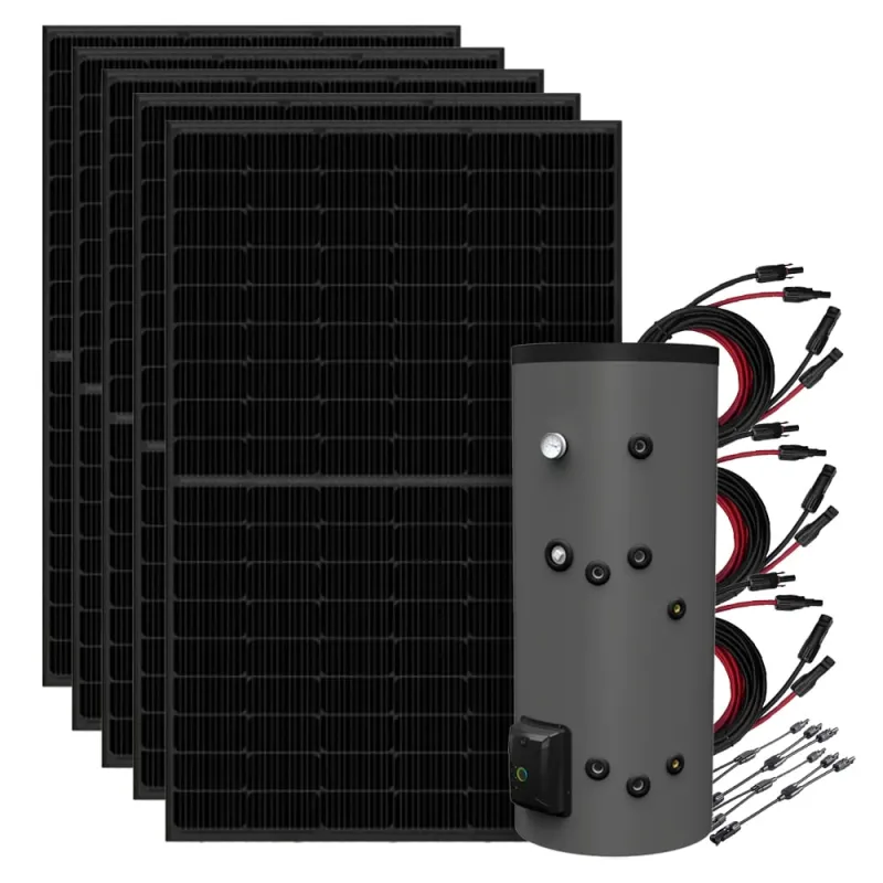 2,25kWp Solaranlage mit 200L Fothermo Boiler zur Warmwasseraufbereitung