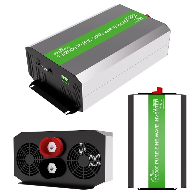Offgridtec© Autark XXL-Master 600W Solaranlage - 2000W AC Leistung 260Ah AGM Akku 12V 230V – Bild 5