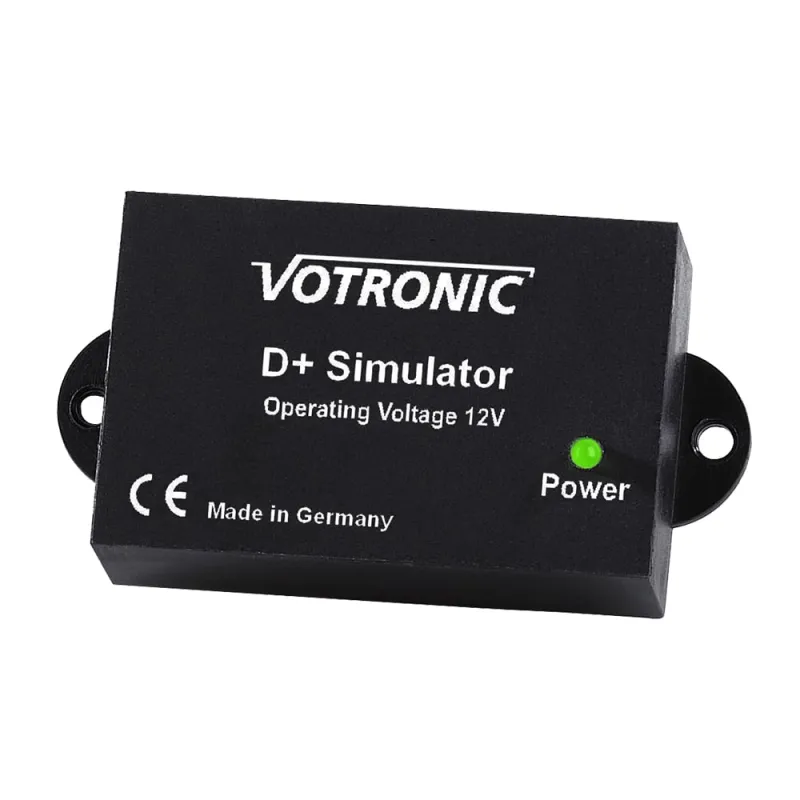 Kompaktes Gehäuse des VOTRONIC D+ Simulators für den Einbau in Fahrzeuge