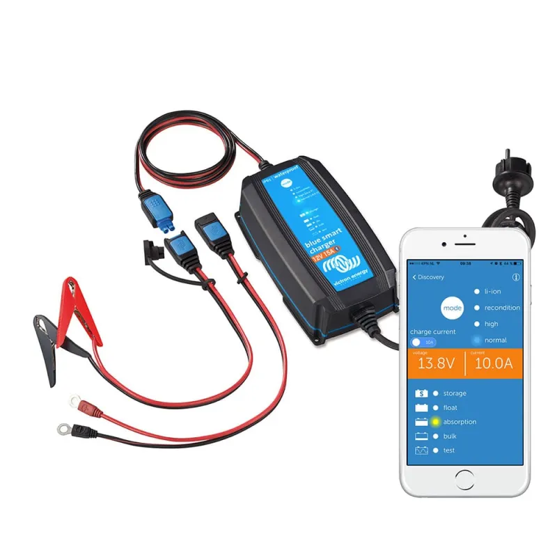 Victron Blue Smart IP65 Charger 12/15 (1) 12V 230V Akkuladegerät CEE 7/17 – Bild 2