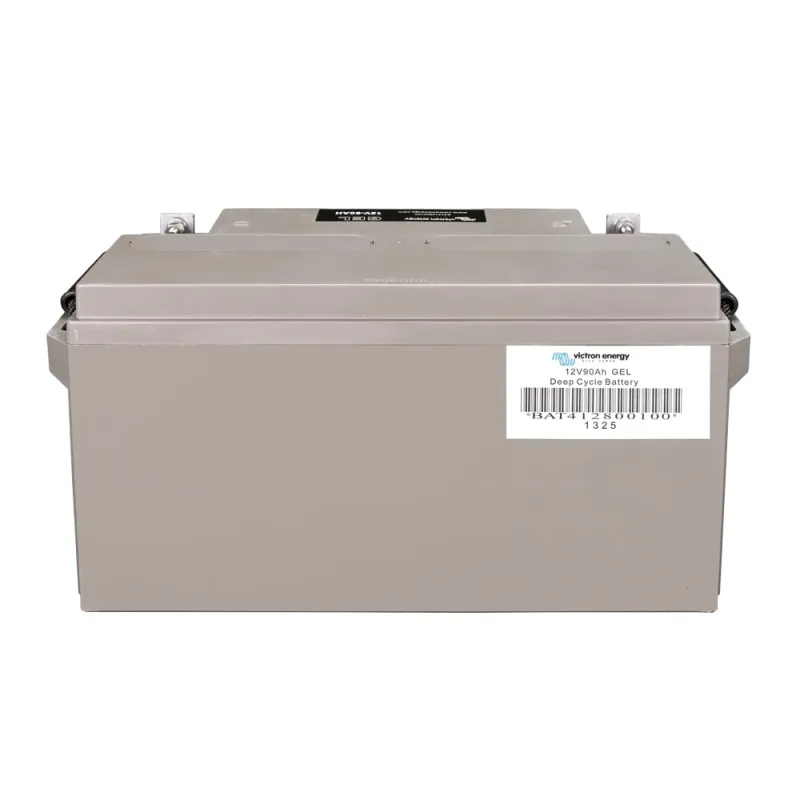 Anschlussklemmen des Victron Batteriespeichers Gel Deep für 12V-Systeme