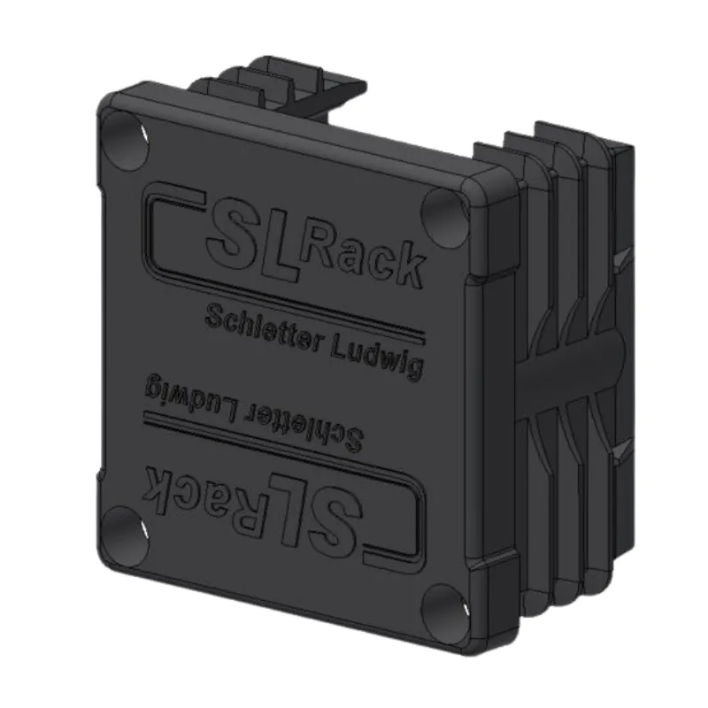 94640-05, Kunststoff-Endkappe RAIL 40 schwarz für PV-Montageschiene