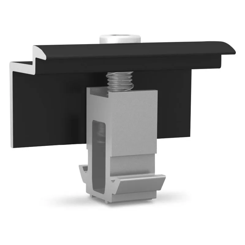 K2 Systems K2 DomeClamp Endklemme 30-50 mm, schwarz eloxiert, 2002610