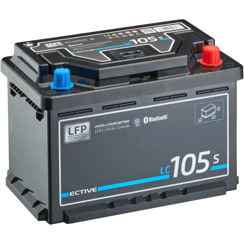 ECTIVE LC 105s LT LiFePO4 Lithium Versorgungsbatterie 105Ah