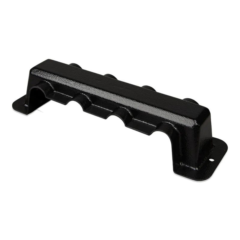 Seitliche Ansicht der Victron Sammelschiene 600A mit Abdeckung