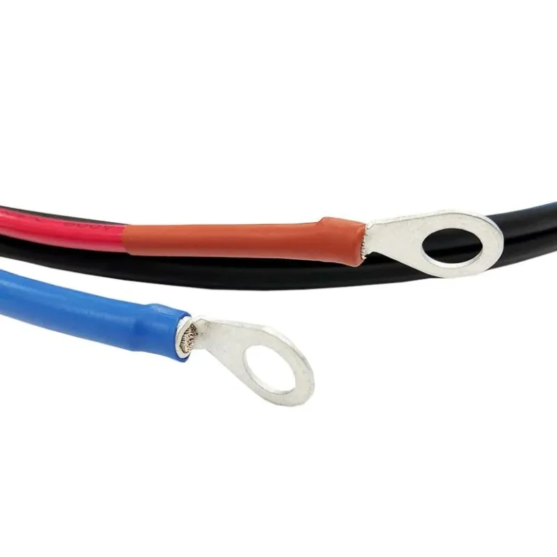 Offgridtec 1,5m Batteriekabel mit 10A Sicherung M8-Ringkabelschuh und Polklemmenadapter – Bild 3