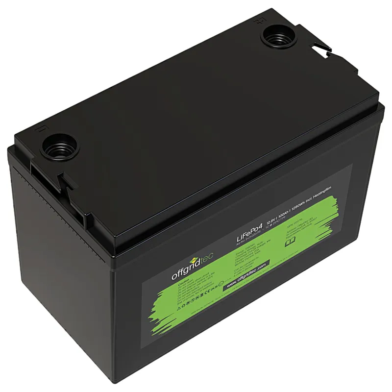LifePo4 Akku 12/100 12,8V 100Ah mit BMS und Heizmatte 1280Wh – Bild 3