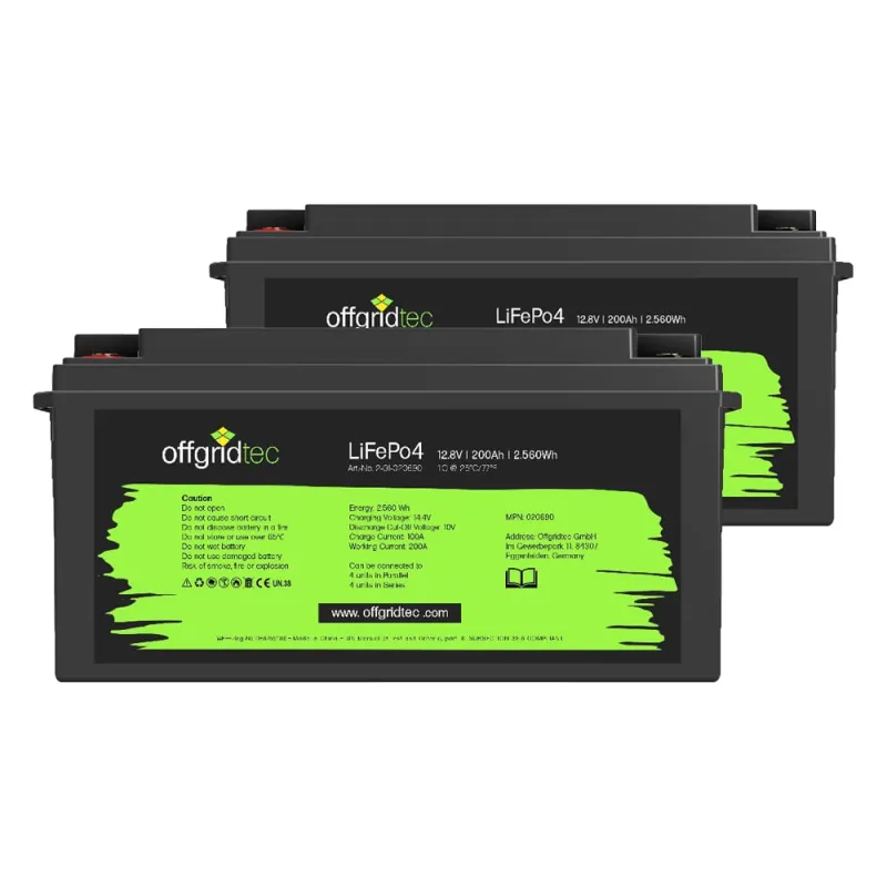 Autark Pro XL 600W Solaranlage - 3000W AC Leistung 2x 200Ah LiFePO4 Akku – Bild 5