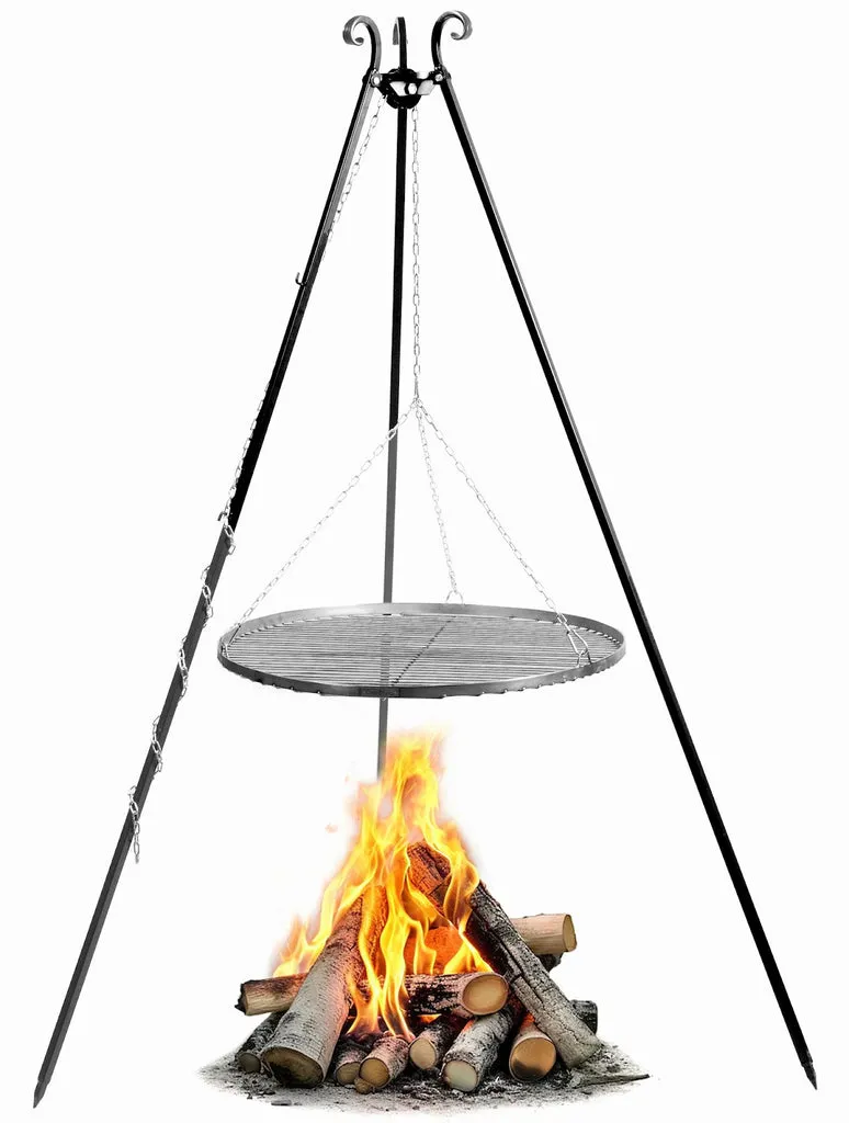 Cookking Schwenkgrill 180 cm - Grillrost aus Rohstahl 70 cm