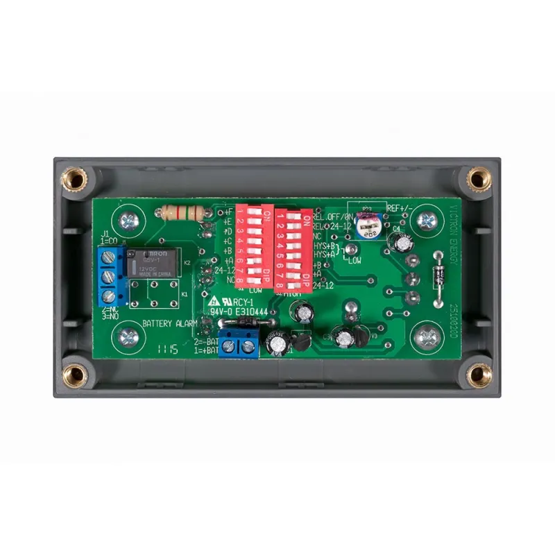 Victron Energy Batteriespeicher Battery Alarm GX Panel Rückseite mit Montagehinweisen