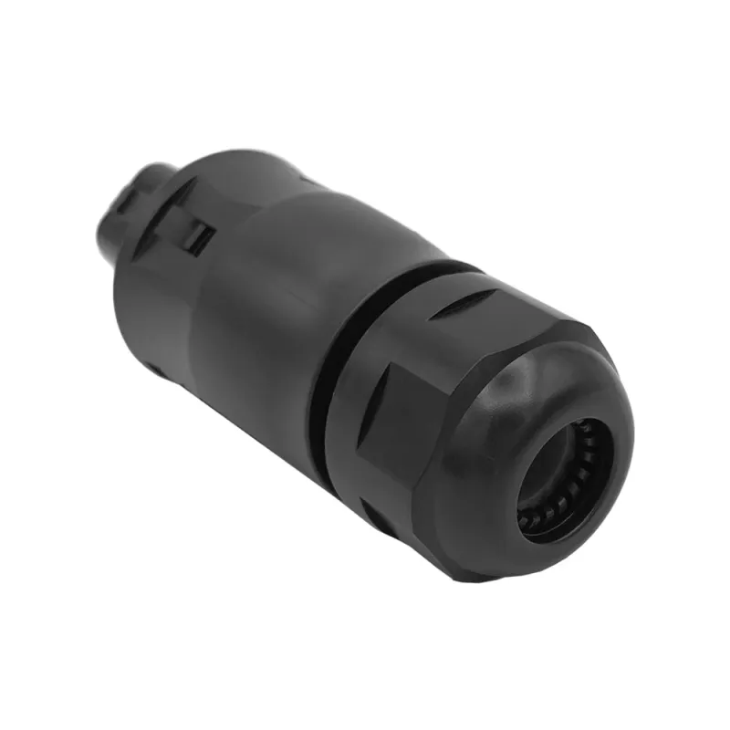 Ansicht des Betteri BC01 Steckers von vorne, wasserdicht und für AC-Anwendungen.