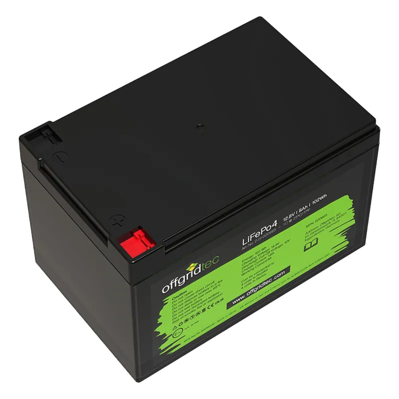 LiFePo4 Akku 12/8 12,8V 8Ah BMS integriert 102Wh – Bild 3