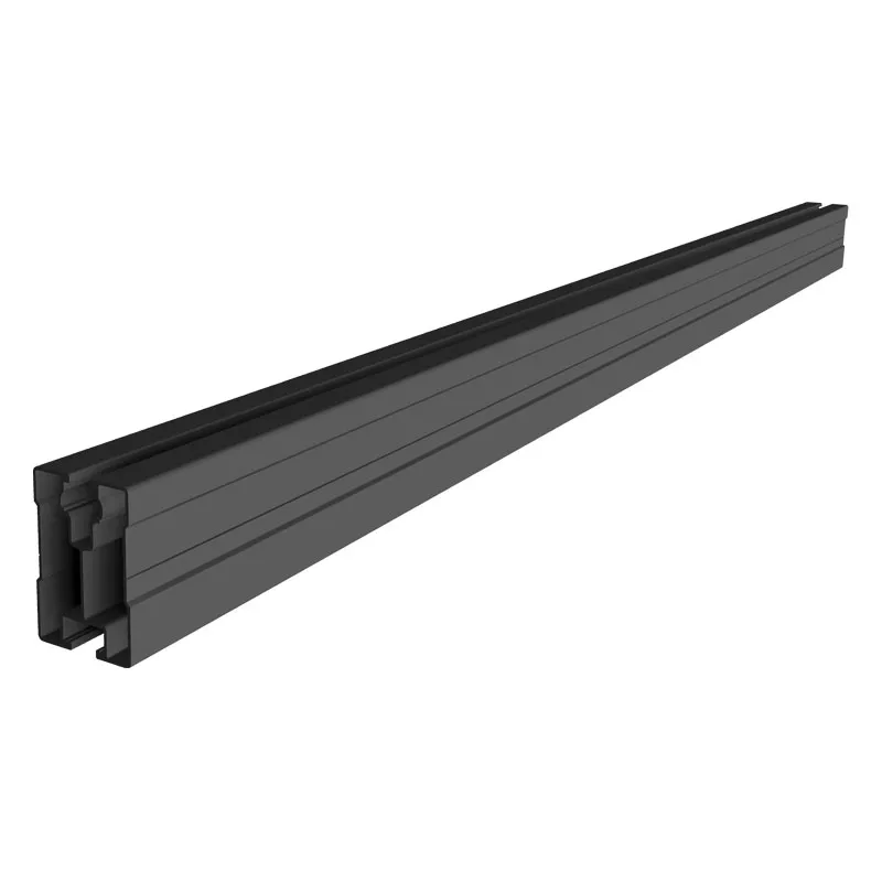 86160-4750, RAIL 60 4750 mm schwarz eloxiert PV-Tragschiene