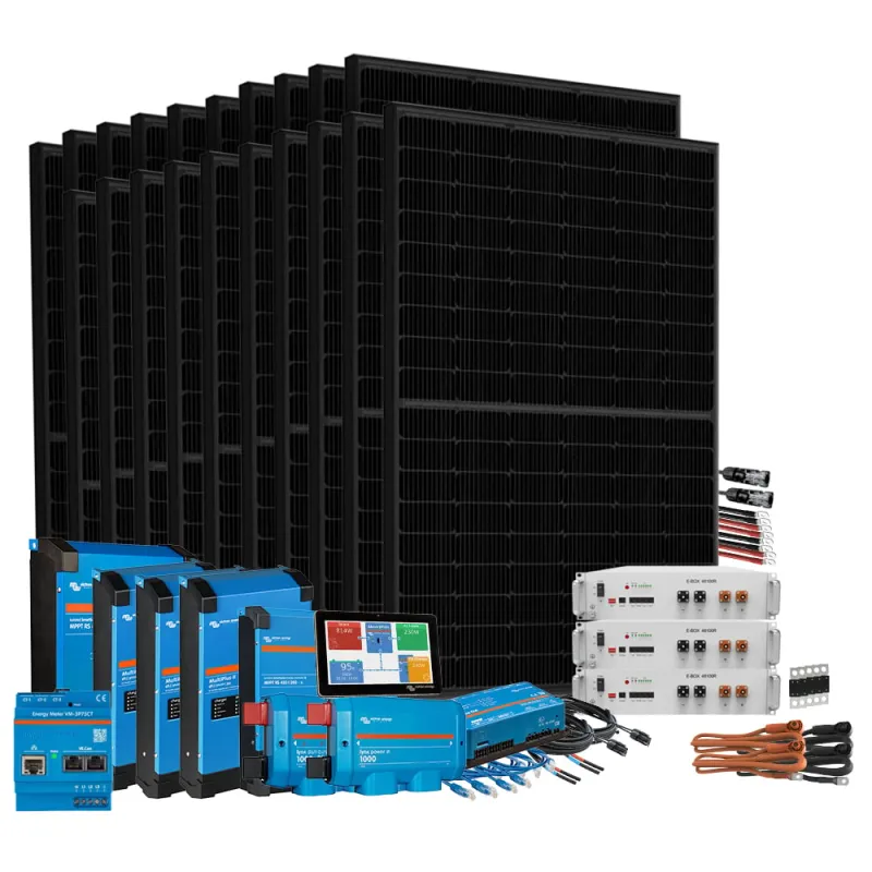 HomePremium S USV Solaranlage 9000Wp E-Box-48100R-TE+ 15,4Wh 3-phasig mit Stromzähler