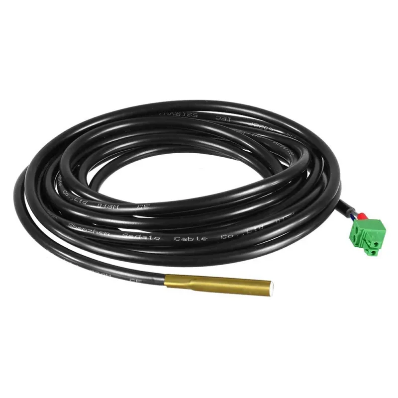 Temperatursensor PWM mit 3m Kabel für PWM- und MPPT-Laderegler der Pro-Serie.