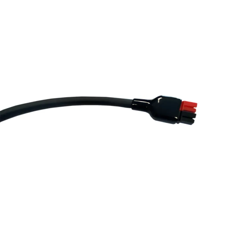 Anschlussseite des Solarmodul Adapterkabels für FSP-Module und Stromspeicher.