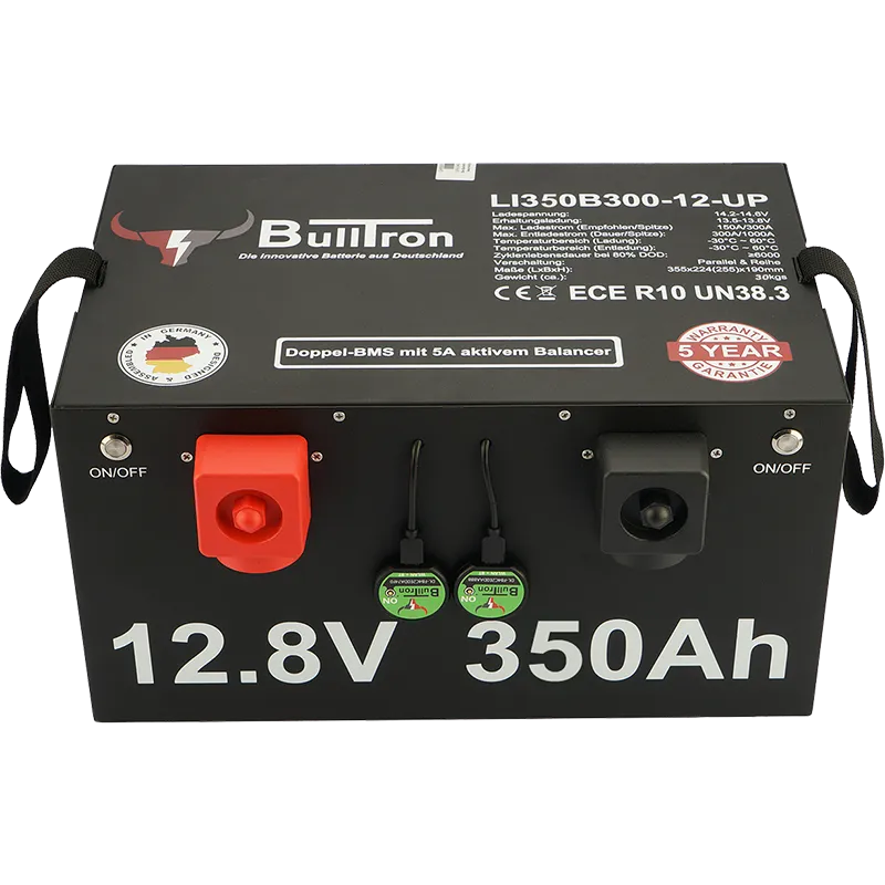 BullTron Polar 350Ah Untersitz mit 300A Dauerstrom inkl. Smart BMS & Bluetooth App