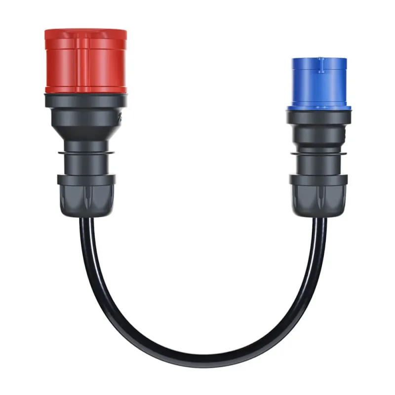 go-e Adapter-Set zu Wallbox Gemini flex 11kW für Haushaltssteckdose, CEE blau 16A, CEE rot 32A