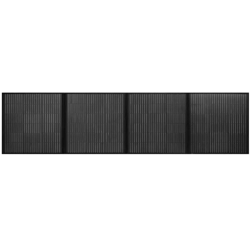 Anschlussseite des Zendure Solarmoduls ZD200SP-bk-jh mit Kabeln und Steckverbindern.