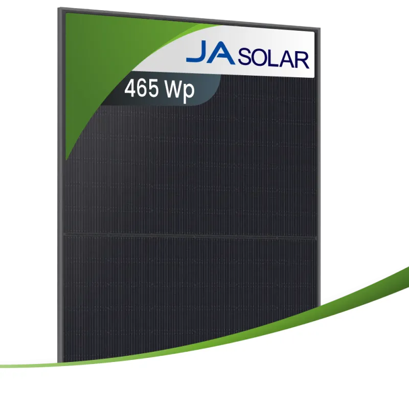 JA Solar 465Wp JAM54D41-LR Glas-Glas Fullblack