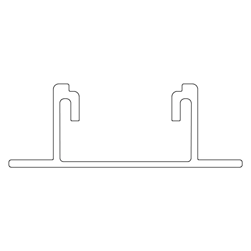 Technische Zeichnung der K2 Systems Unterkonstruktion BasicRail 22 mit Maßen und Montagehinweisen.
