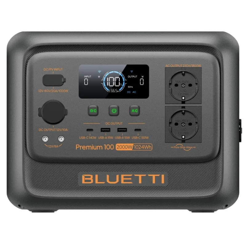 Bluetti Premium 100 V2 Mobile Powerstation 1024Wh 2000W USV-Funktion – Bild 3