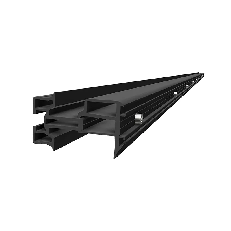 SL Rack Fassadensystem Unten - 1790mm, schwarz eloxiert, 36121-1790