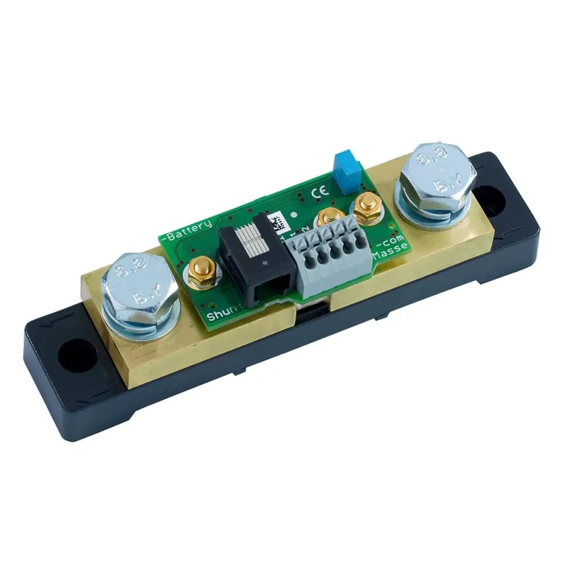 Kompakte Votronic Batteriespeicher Anzeige mit Anschlussmöglichkeiten für 12 V und 24 V