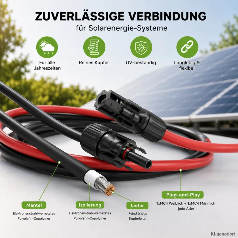 Offgridtec 1m 4mm² Profi-Verbindungskabel Solarmodul zu Solarladeregler – Bild 3