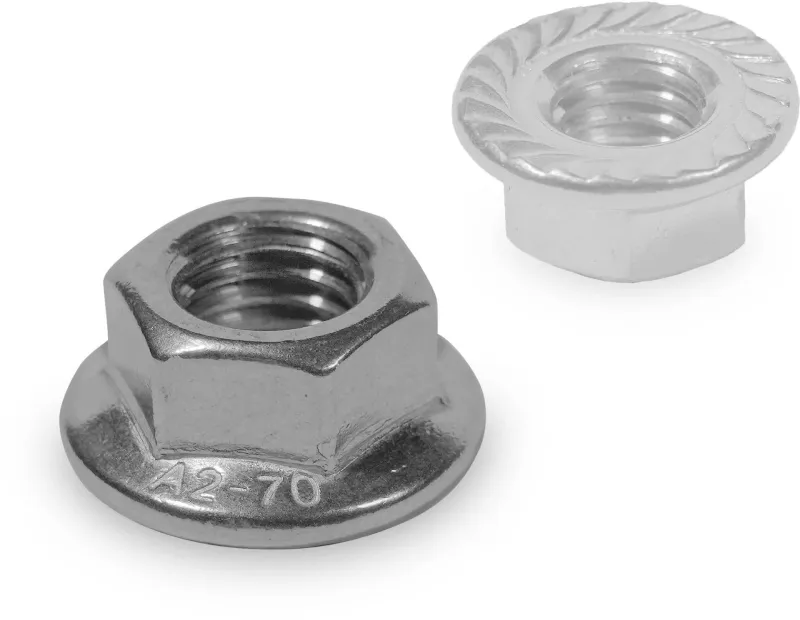 K2 2002744 K2 Flanschmuttern selbstsichernd mit Sperrverzahnung M8 – Bild 2