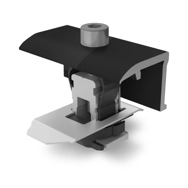 K2 Systems K2 Universal-Modulendklemme Clamp EC 25-40 mm, schwarz eloxiert, 2004545